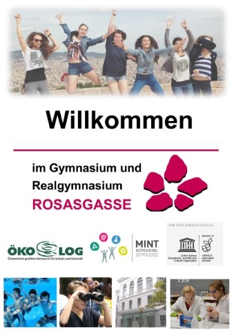 Titelbild der Informationsbroschüre der Schule